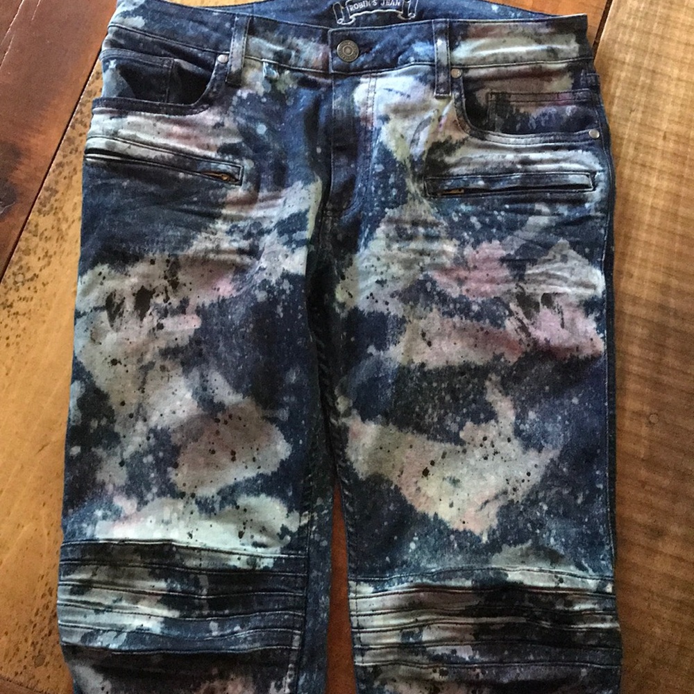 Acid wash Robin’s jeans